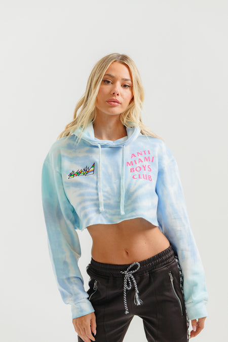 GLACIER "AMBC" CROP TOP HOODIE