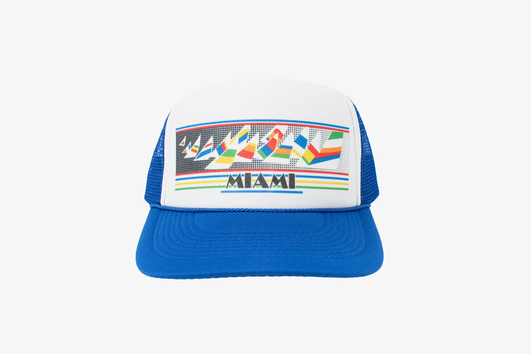 VINTAGE LOGO BLUE TRUCKER