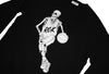 BLACK SKELETON BALLER CREWNECK